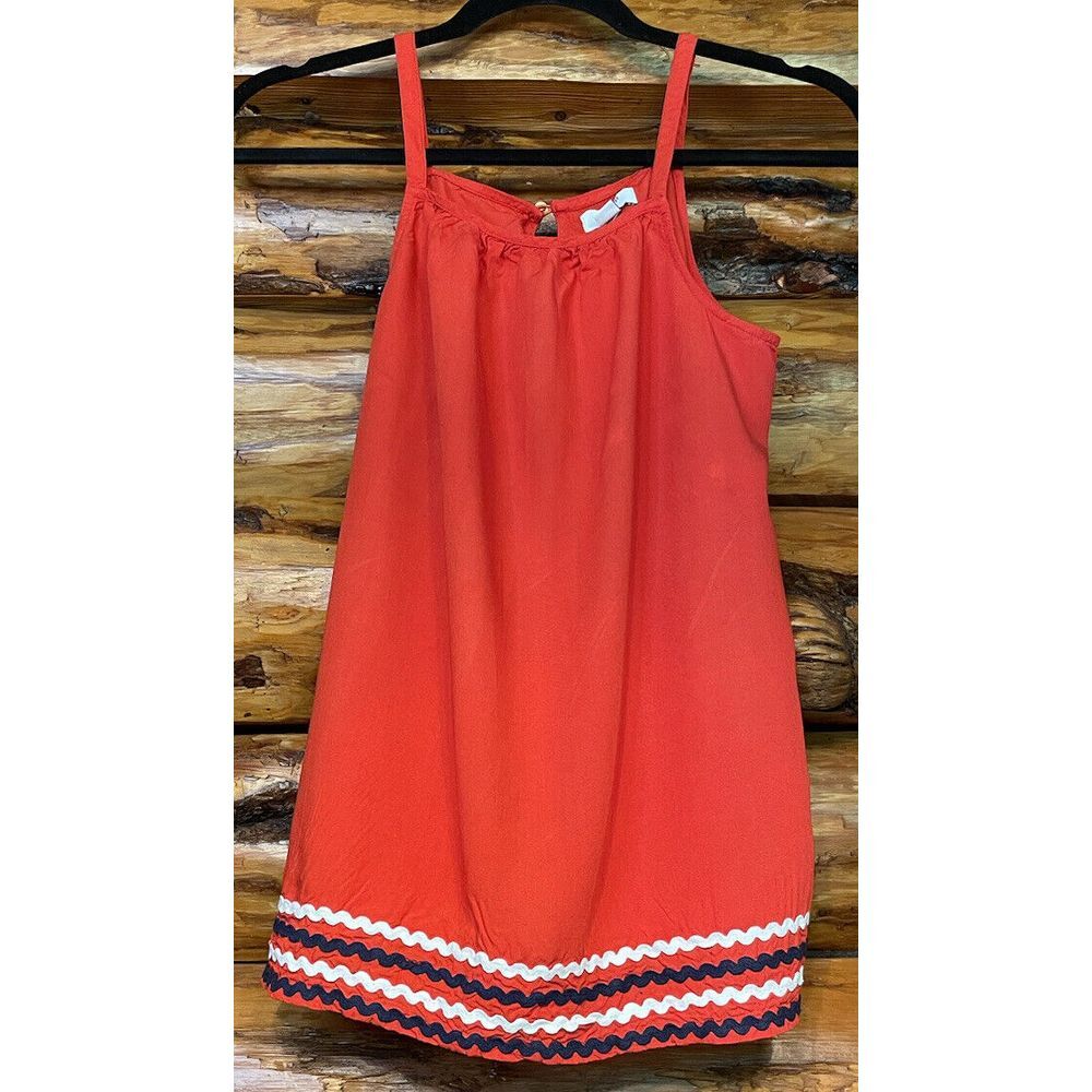 Crown & Ivy Kids Red/White/Blue Spaghetti Strap Top Girls Size XL